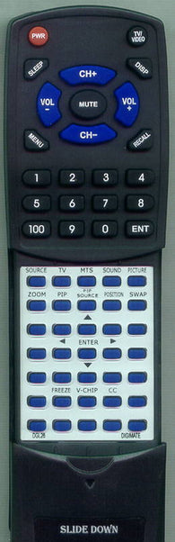 DIGIMATE DGL26 Replacement Remote