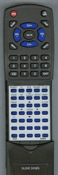 DIGIMATE RTDGL36 Replacement Remote