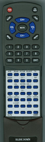 DIGIMATE RTDGL3704 Replacement Remote