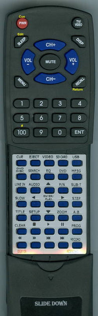 ACESONICINSERT DGX109 Replacement Remote