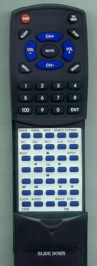 DUAL RTDLI8183 Replacement Remote