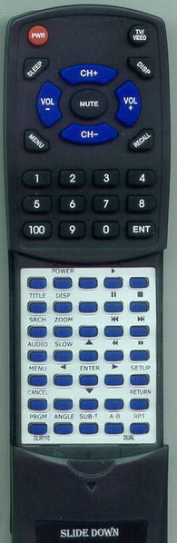 DUAL XDIR100 Replacement Remote