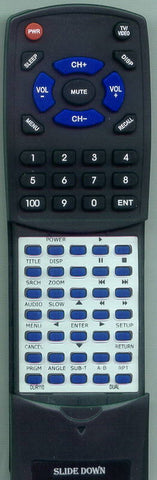 DUAL XDVD271 Replacement Remote