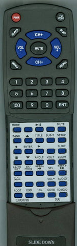 DUAL XDVD1262 Replacement Remote