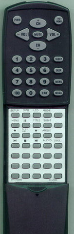 GO VIDEO RTDP107240RM Replacement Remote