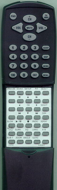 NORCENT RTDP2700 Replacement Remote