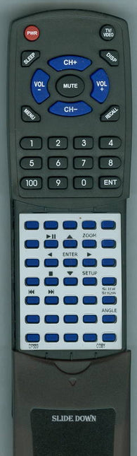 COBY RTDP559 Replacement Remote