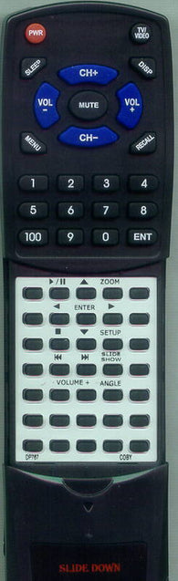 COBY RTDP767 Replacement Remote
