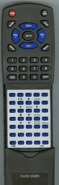 COBY RTDP888 Replacement Remote