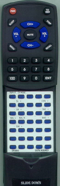 DIGITALRESEARCH RTDR1000V2 Replacement Remote