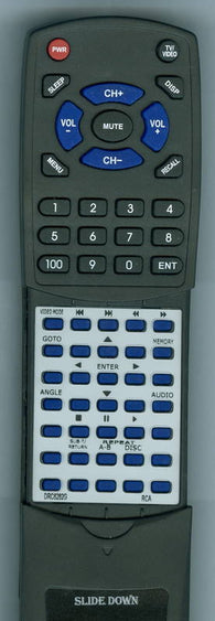 RCA DRC6282 GREEN Replacement Remote