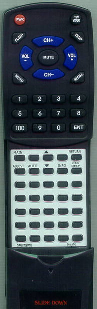 MAGNAVOX RTDRMCT007T8 Replacement Remote