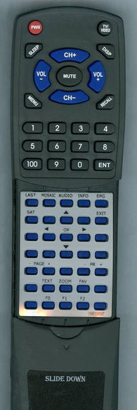 OMEGASAT DSB5700 Replacement Remote