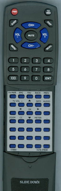 DIGITAL STREAM DTX9900 Replacement Remote