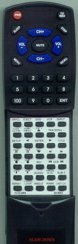 GO VIDEO DVR4250 Replacement Remote