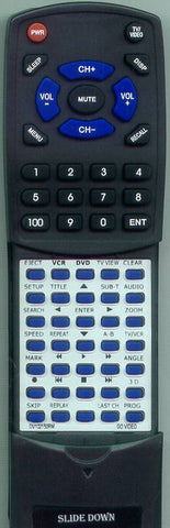GOVIDEO DV102150RM Replacement Remote