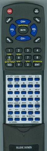 FURRIONINSERT RTDV1200RC Replacement Remote
