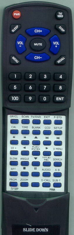 PRIMA DV1320P Replacement Remote – Remotes.net