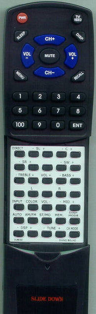 DIVINCI SOUND D7 VERSION 4 Replacement Remote