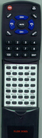 DIVINCI SOUND DV6030D7 Replacement Remote