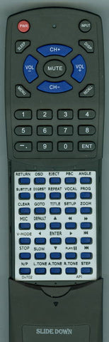 API RTDV702 Replacement Remote
