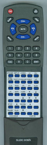 CURT DVD1041B Replacement Remote