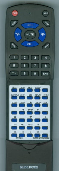 CURT RTDVD1041C Replacement Remote