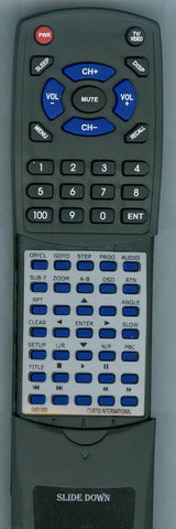 CURT PDVD1096-PL Replacement Remote