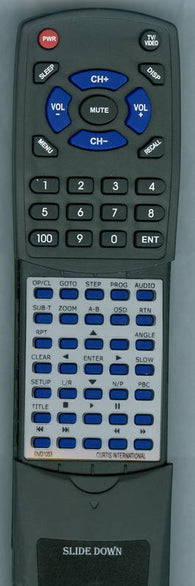 CURT PDVD6655PL Replacement Remote
