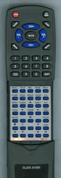 OMNITECH DVD2018 Replacement Remote