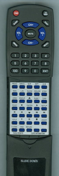 CURT DVD2047 REMOTE Replacement Remote