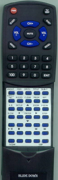 COBY RTDVD224M Replacement Remote