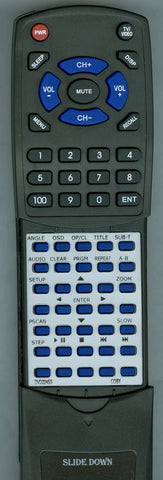 COBY DVD224SS Replacement Remote