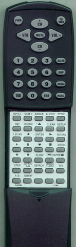 COBY DVD254 Replacement Remote