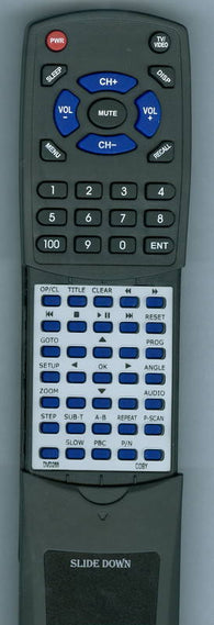 COBY RTDVD288 Replacement Remote