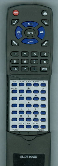 AUDIOVOX DVD3200 Replacement Remote