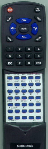KEC DVD3REMOTE Replacement Remote