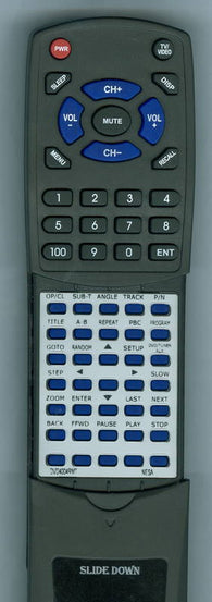 NV DVD4004T Replacement Remote