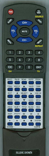 CALIFONEINSERT DVD400 Replacement Remote
