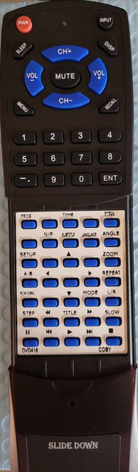 COBY RTDVD415 Replacement Remote