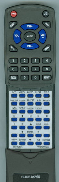 HARMANKARDON DVD47 Replacement Remote