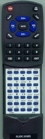 FARENHEIT RTDVD5000 Replacement Remote