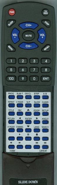 CURT RTDVD5091 Replacement Remote