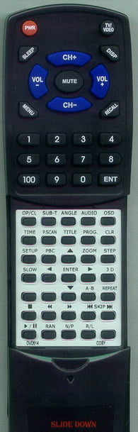 COBY RTDVD514 Replacement Remote