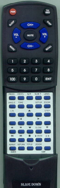 COBY RTDVD515 Replacement Remote