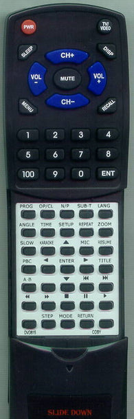 COBY RTDVD615 Replacement Remote