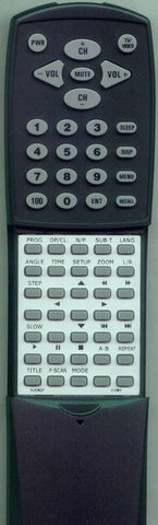 COBY RTDVD627 Replacement Remote