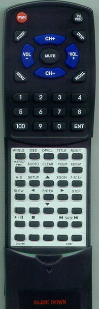 COBY RTDVD755 Replacement Remote