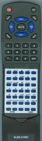 LASONIC DVD7990 Replacement Remote