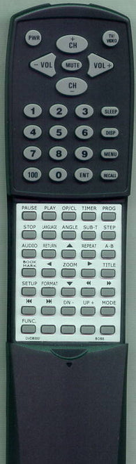 BOSS DVD8000 Replacement Remote